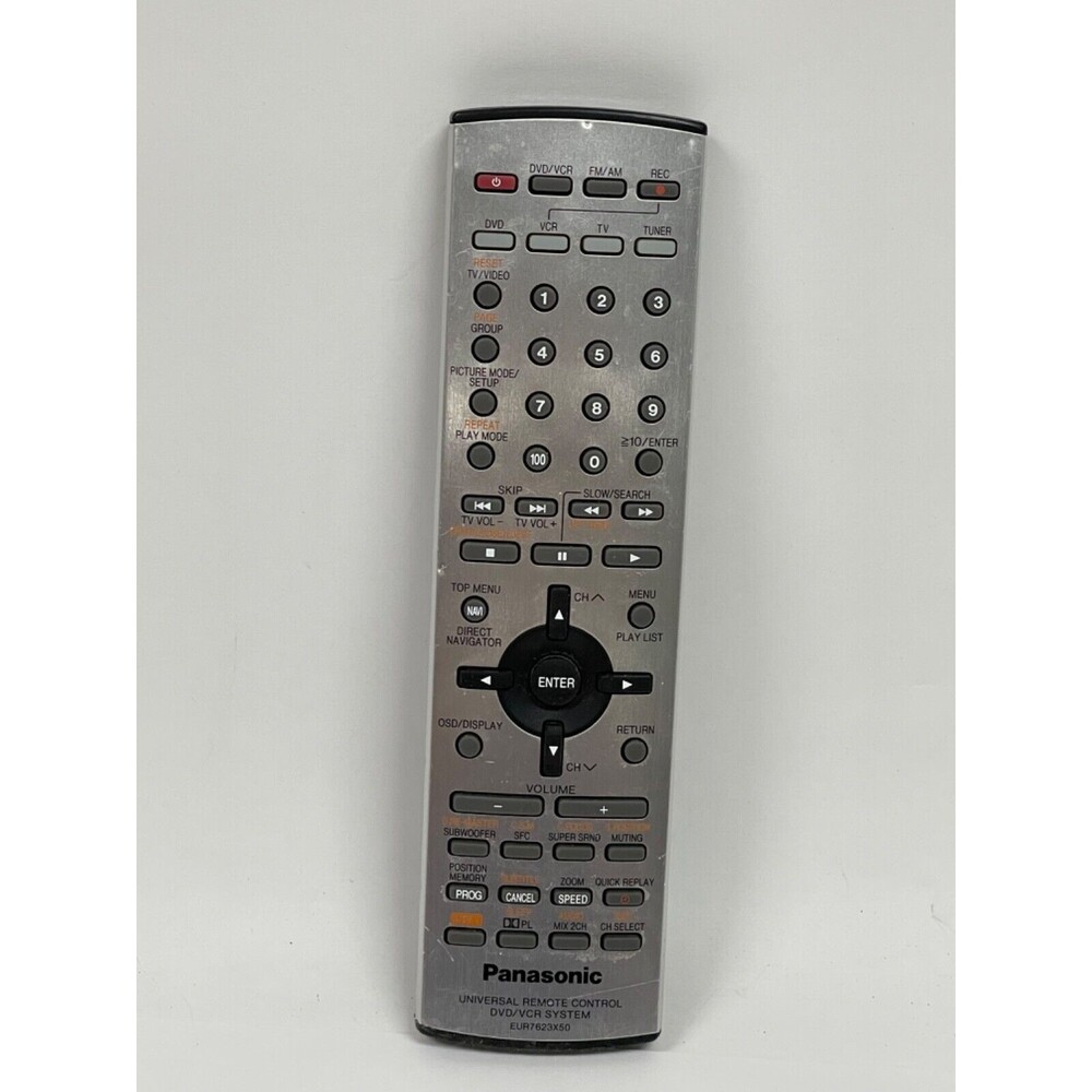 Panasonic Universal Remote Control DVD VCR System EUR7623X50